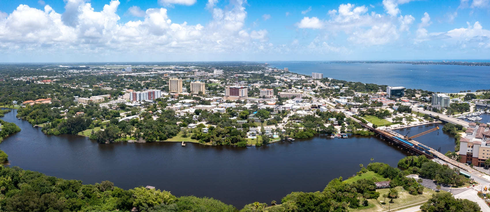 Melbourne Florida Aerial View